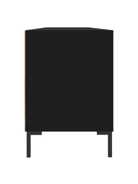 TV skříňka černá 150 x 30 x 44,5 cm kompozitní dřevo