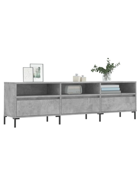 TV skříňka betonově šedá 150 x 30 x 44,5 cm kompozitní dřevo