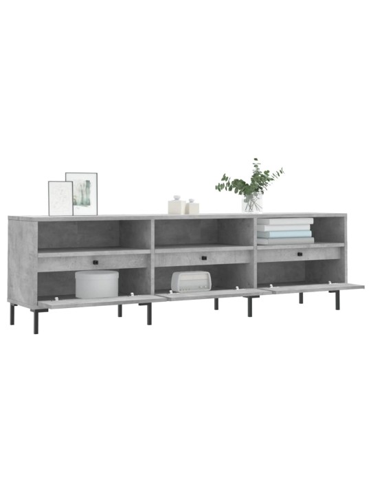 TV skříňka betonově šedá 150 x 30 x 44,5 cm kompozitní dřevo