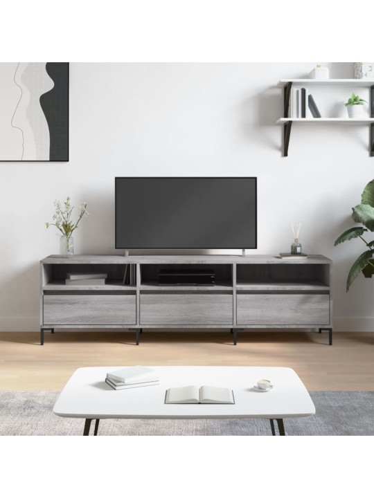 TV skříňka šedá sonoma 150 x 30 x 44,5 cm kompozitní dřevo