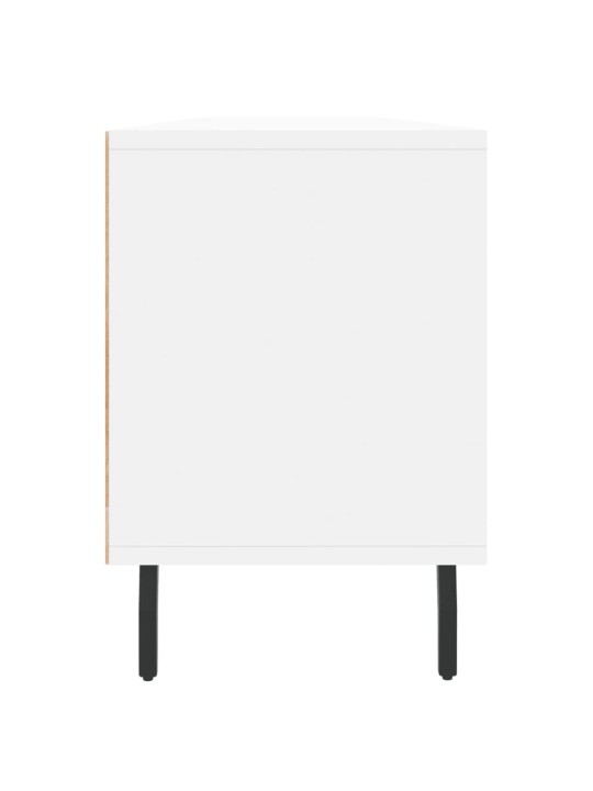 TV skříňka bílá 150 x 30 x 44,5 cm kompozitní dřevo
