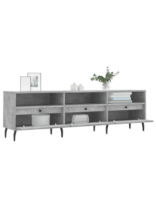 TV skříňka betonově šedá 150 x 30 x 44,5 cm kompozitní dřevo