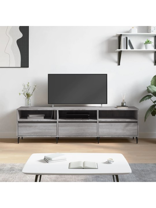 TV skříňka šedá sonoma 150 x 30 x 44,5 cm kompozitní dřevo