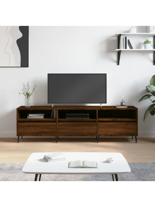 Tv skříňka hnědý dub 150 x 30 x 44,5 cm kompozitní dřevo