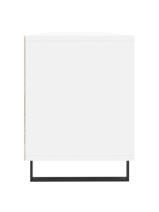 TV skříňka bílá 150 x 30 x 44,5 cm kompozitní dřevo