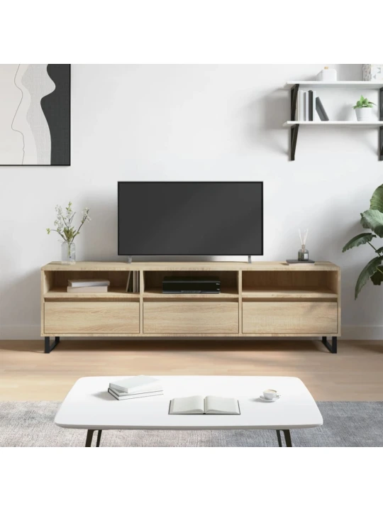 TV skříňka dub sonoma 150 x 30 x 44,5 cm kompozitní dřevo