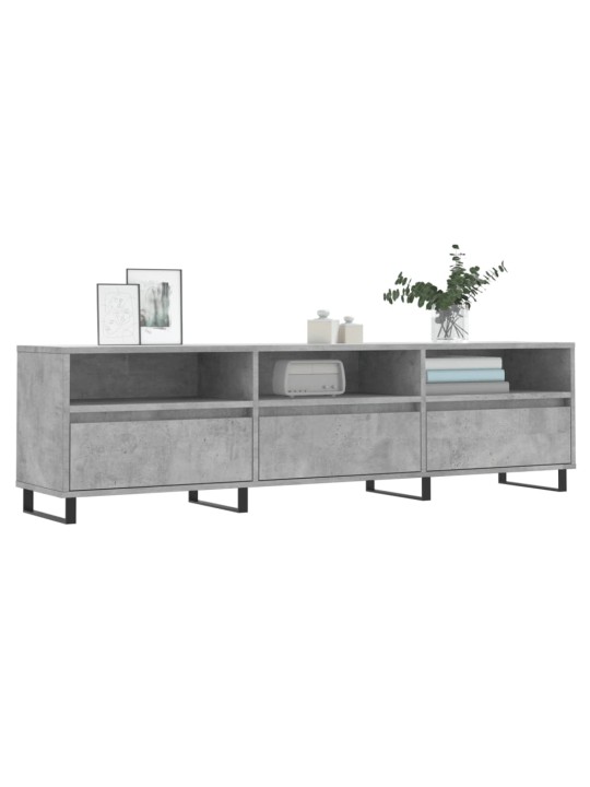 TV skříňka betonově šedá 150 x 30 x 44,5 cm kompozitní dřevo