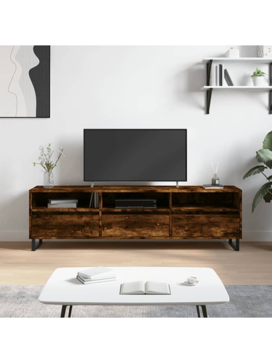 TV skříňka kouřový dub 150 x 30 x 44,5 cm kompozitní dřevo