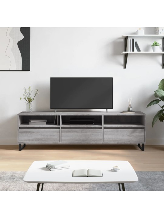 TV skříňka šedá sonoma 150 x 30 x 44,5 cm kompozitní dřevo