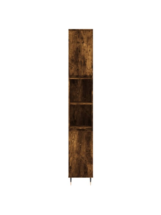 Koupelnová skříňka kouřový dub 30x30x190 cm kompozitní dřevo