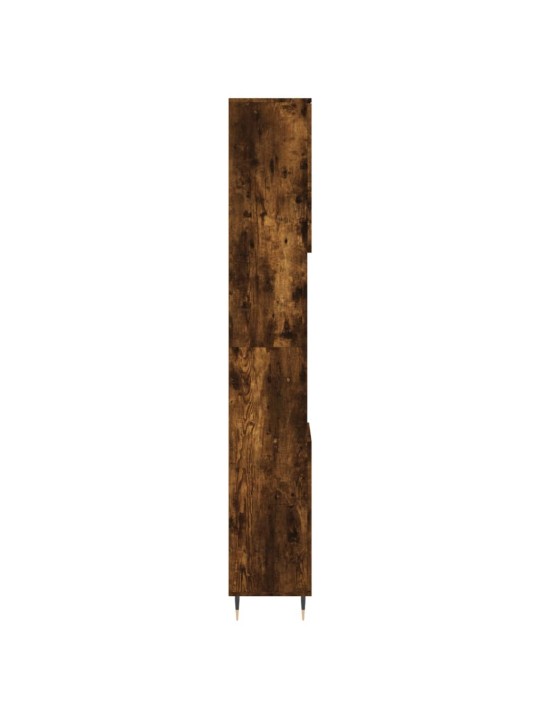 Koupelnová skříňka kouřový dub 30x30x190 cm kompozitní dřevo