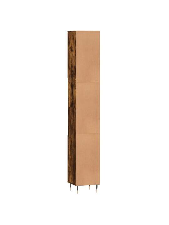 Koupelnová skříňka kouřový dub 30x30x190 cm kompozitní dřevo