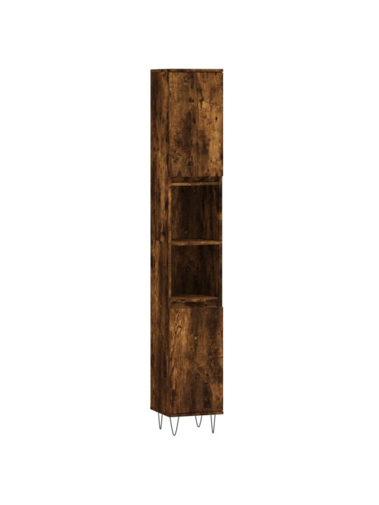 Koupelnová skříňka kouřový dub 30x30x190 cm kompozitní dřevo