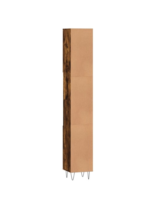 Koupelnová skříňka kouřový dub 30x30x190 cm kompozitní dřevo