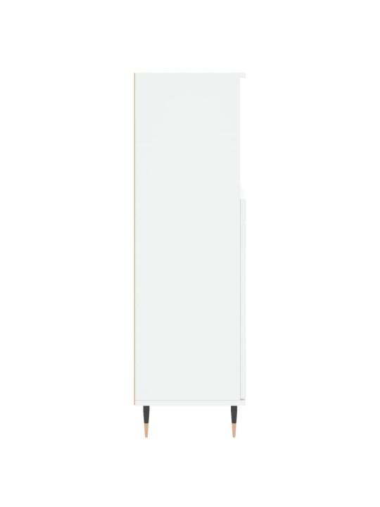 Koupelnová skříňka bílá 30 x 30 x 100 cm kompozitní dřevo