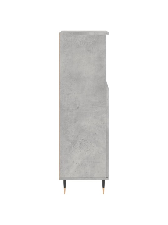 Koupelnová skříňka betonově šedá 30x30x100 cm kompozitní dřevo