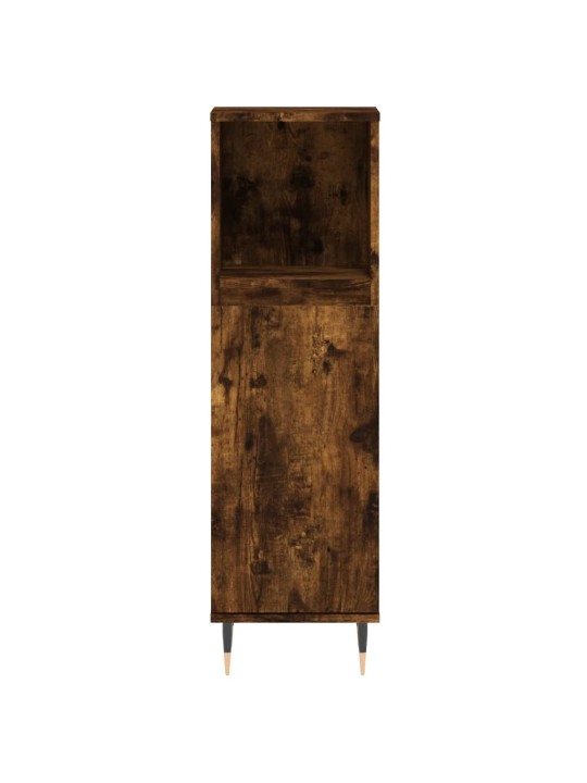 Koupelnová skříňka kouřový dub 30x30x100 cm kompozitní dřevo