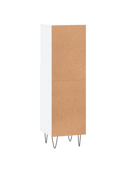Koupelnová skříňka bílá 30 x 30 x 100 cm kompozitní dřevo
