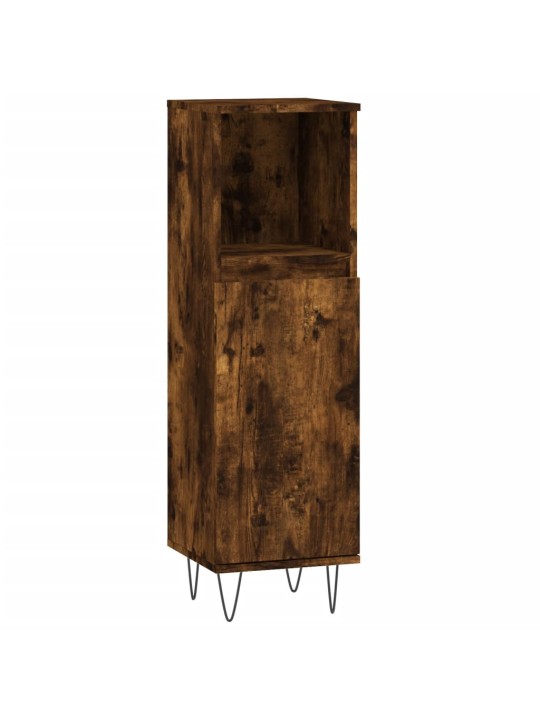 Koupelnová skříňka kouřový dub 30x30x100 cm kompozitní dřevo