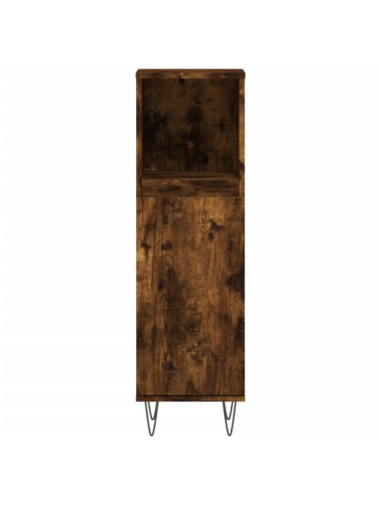 Koupelnová skříňka kouřový dub 30x30x100 cm kompozitní dřevo