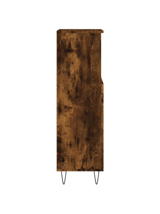 Koupelnová skříňka kouřový dub 30x30x100 cm kompozitní dřevo
