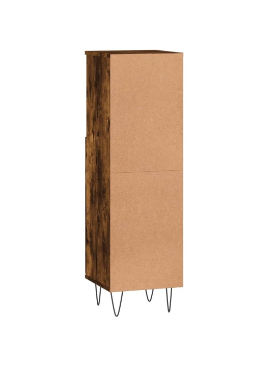 Koupelnová skříňka kouřový dub 30x30x100 cm kompozitní dřevo