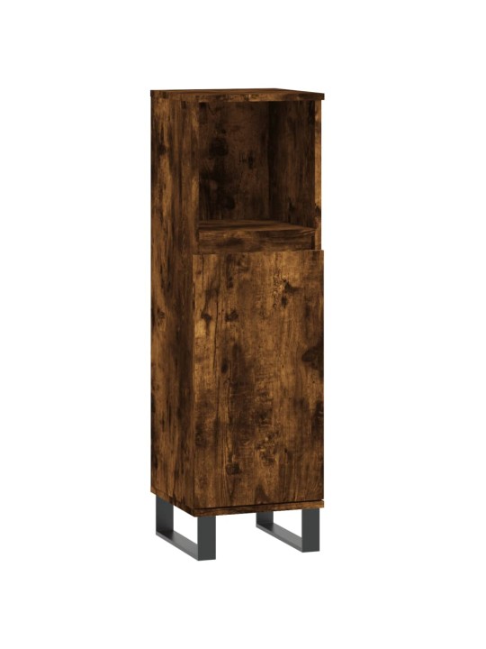 Koupelnová skříňka kouřový dub 30x30x100 cm kompozitní dřevo