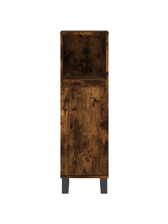 Koupelnová skříňka kouřový dub 30x30x100 cm kompozitní dřevo