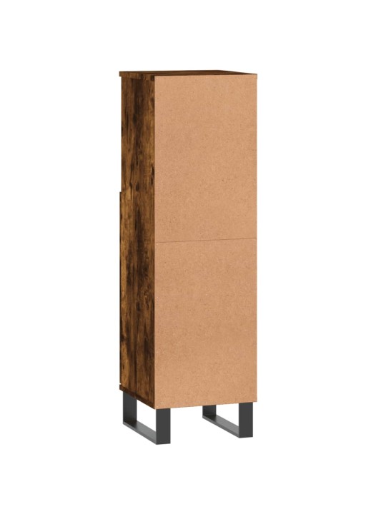 Koupelnová skříňka kouřový dub 30x30x100 cm kompozitní dřevo