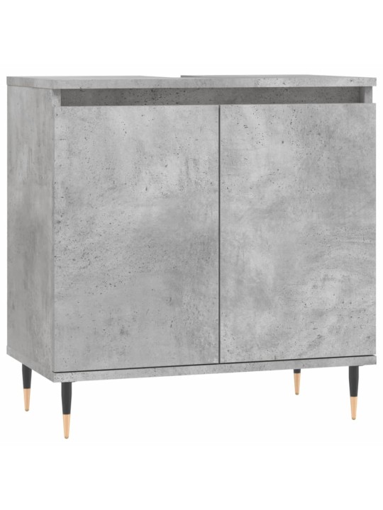 Koupelnová skříňka betonově šedá 58x33x60 cm kompozitní dřevo