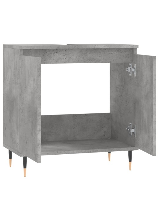 Koupelnová skříňka betonově šedá 58x33x60 cm kompozitní dřevo
