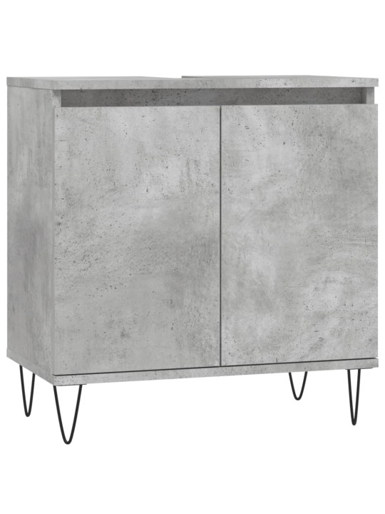 Koupelnová skříňka betonově šedá 58x33x60 cm kompozitní dřevo