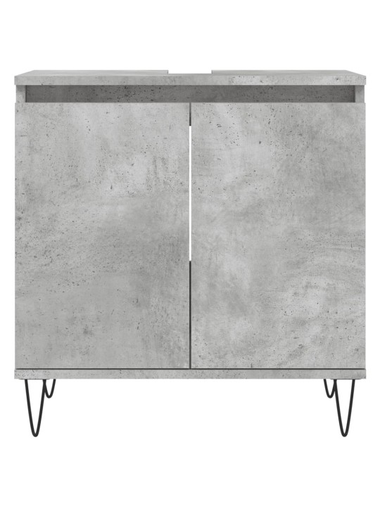 Koupelnová skříňka betonově šedá 58x33x60 cm kompozitní dřevo