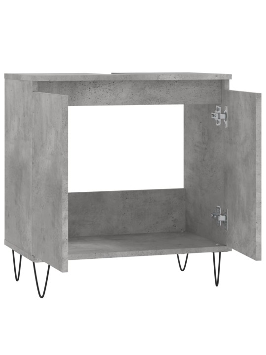Koupelnová skříňka betonově šedá 58x33x60 cm kompozitní dřevo