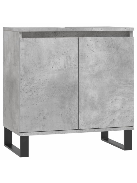 Koupelnová skříňka betonově šedá 58x33x60 cm kompozitní dřevo