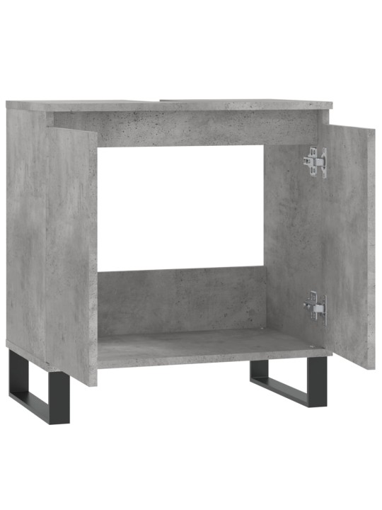 Koupelnová skříňka betonově šedá 58x33x60 cm kompozitní dřevo