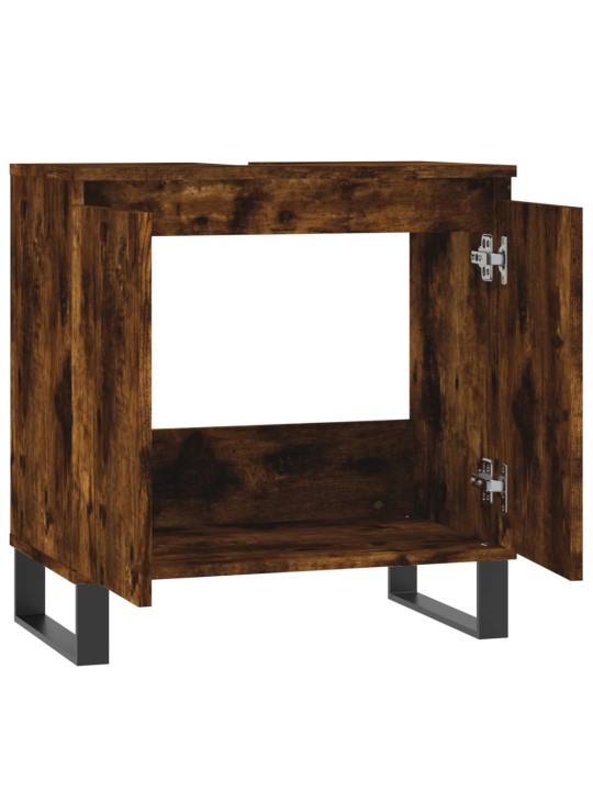 Koupelnová skříňka kouřový dub 58 x 33 x 60 cm kompozitní dřevo