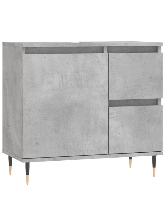 Koupelnová skříňka betonově šedá 65x33x60 cm kompozitní dřevo