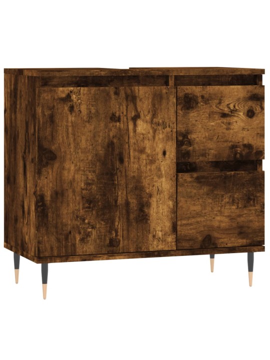 Koupelnová skříňka kouřový dub 65 x 33 x 60 cm kompozitní dřevo