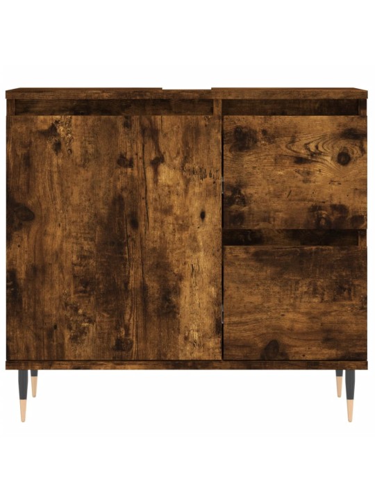 Koupelnová skříňka kouřový dub 65 x 33 x 60 cm kompozitní dřevo