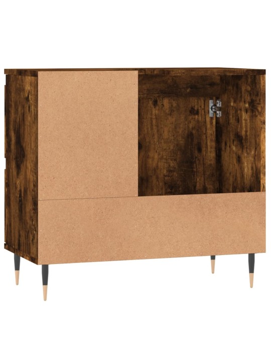 Koupelnová skříňka kouřový dub 65 x 33 x 60 cm kompozitní dřevo