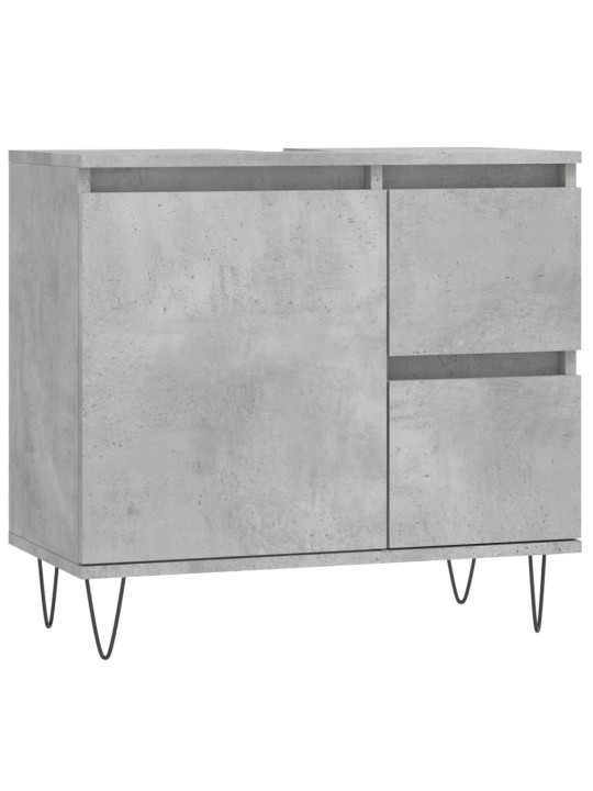 Koupelnová skříňka betonově šedá 65x33x60 cm kompozitní dřevo