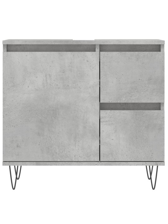 Koupelnová skříňka betonově šedá 65x33x60 cm kompozitní dřevo