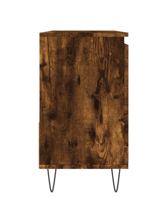 Koupelnová skříňka kouřový dub 65 x 33 x 60 cm kompozitní dřevo