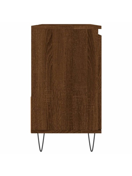 Koupelnová skříňka hnědý dub 65 x 33 x 60 cm kompozitní dřevo