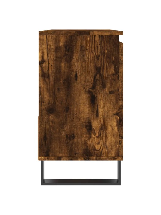 Koupelnová skříňka kouřový dub 65 x 33 x 60 cm kompozitní dřevo