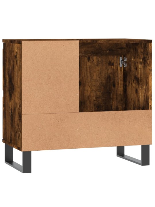 Koupelnová skříňka kouřový dub 65 x 33 x 60 cm kompozitní dřevo