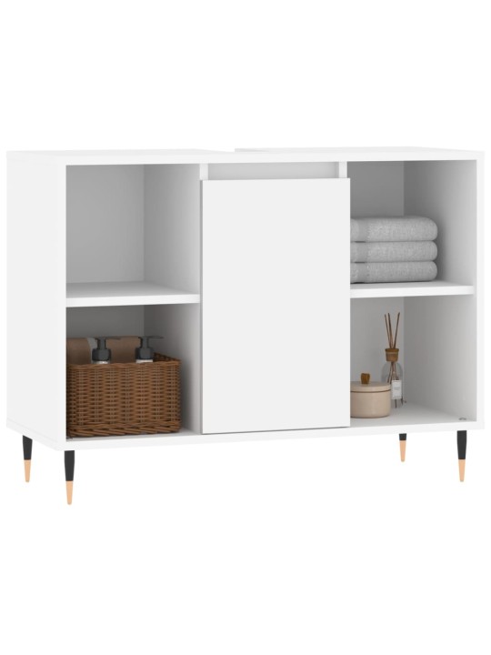 Koupelnová skříňka bílá 80 x 33 x 60 cm kompozitní dřevo