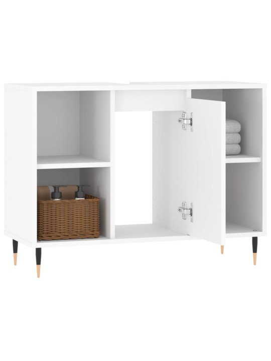 Koupelnová skříňka bílá 80 x 33 x 60 cm kompozitní dřevo