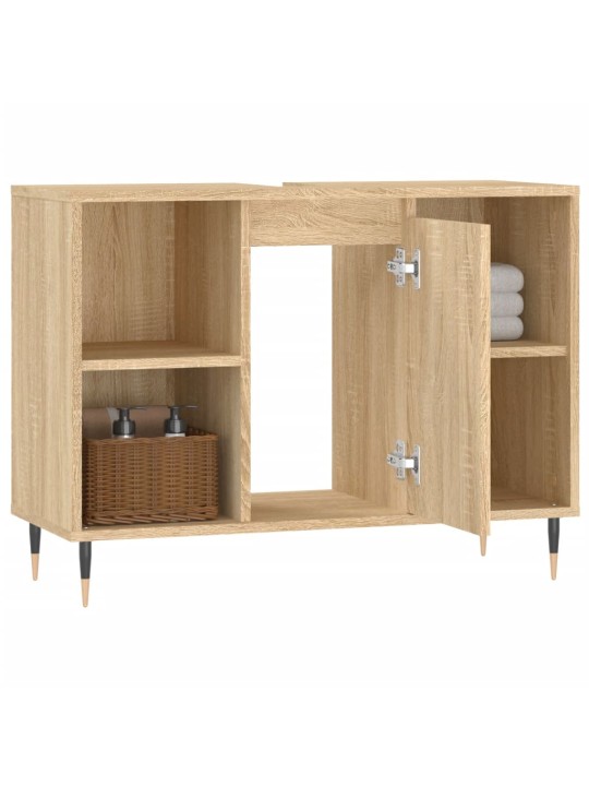 Koupelnová skříňka dub sonoma 80 x 33 x 60 cm kompozitní dřevo
